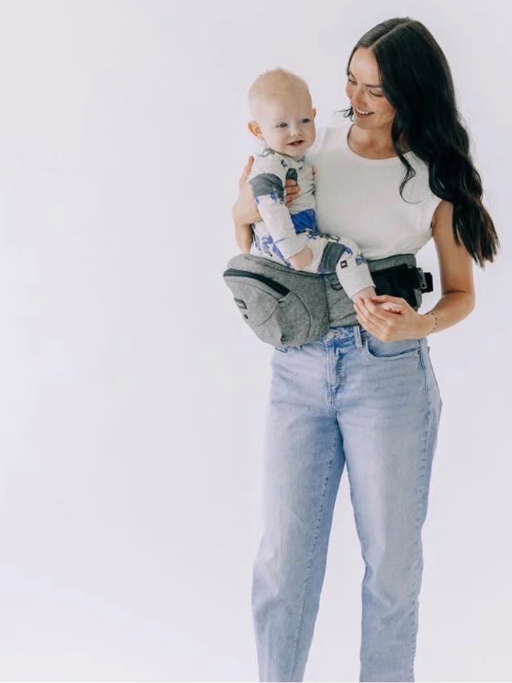 Tush baby Gray Baby Hip Seat Carrier - Comfortable Kids Accessory